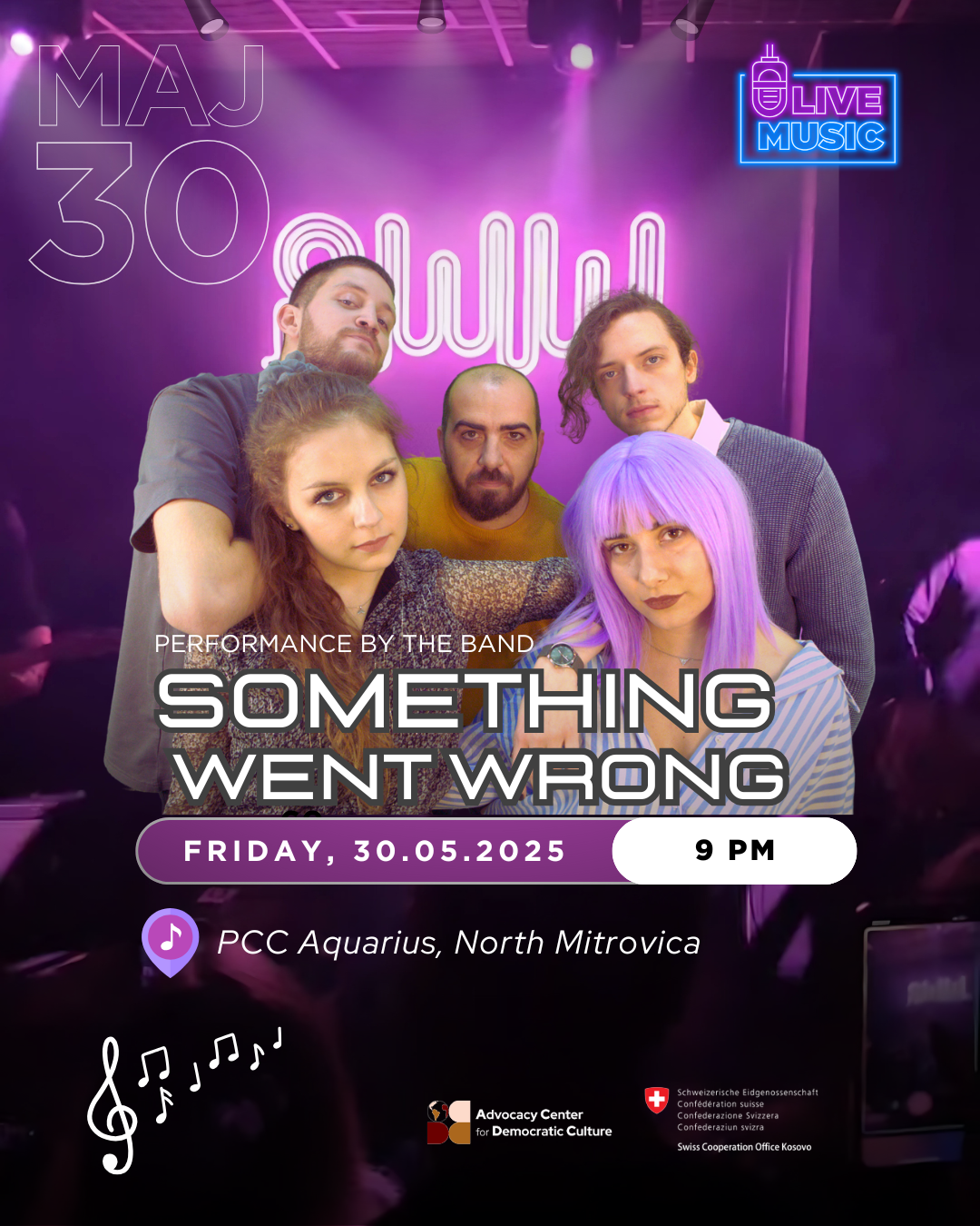 music-night-with-the-band-something-went-wrong