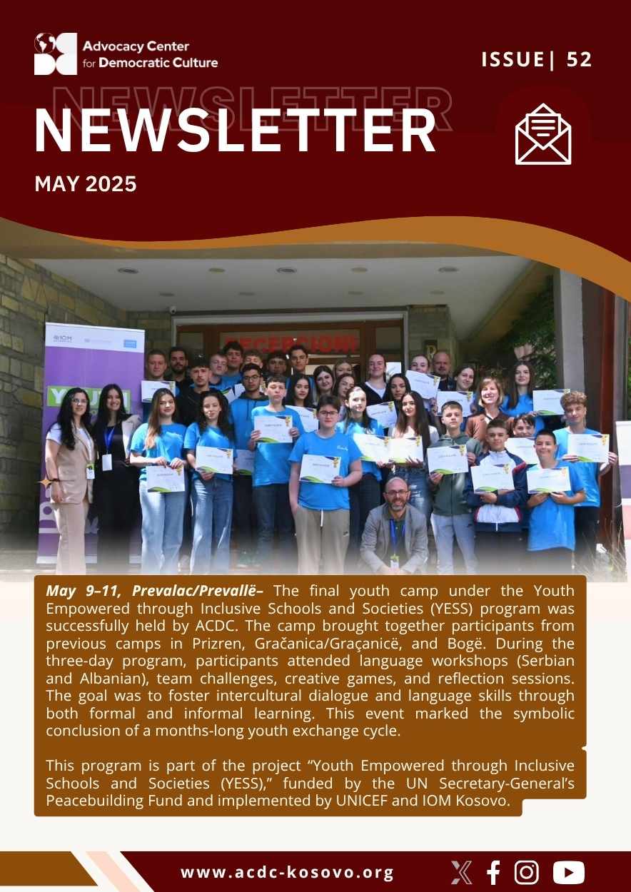 Newsletter #52/25 May 