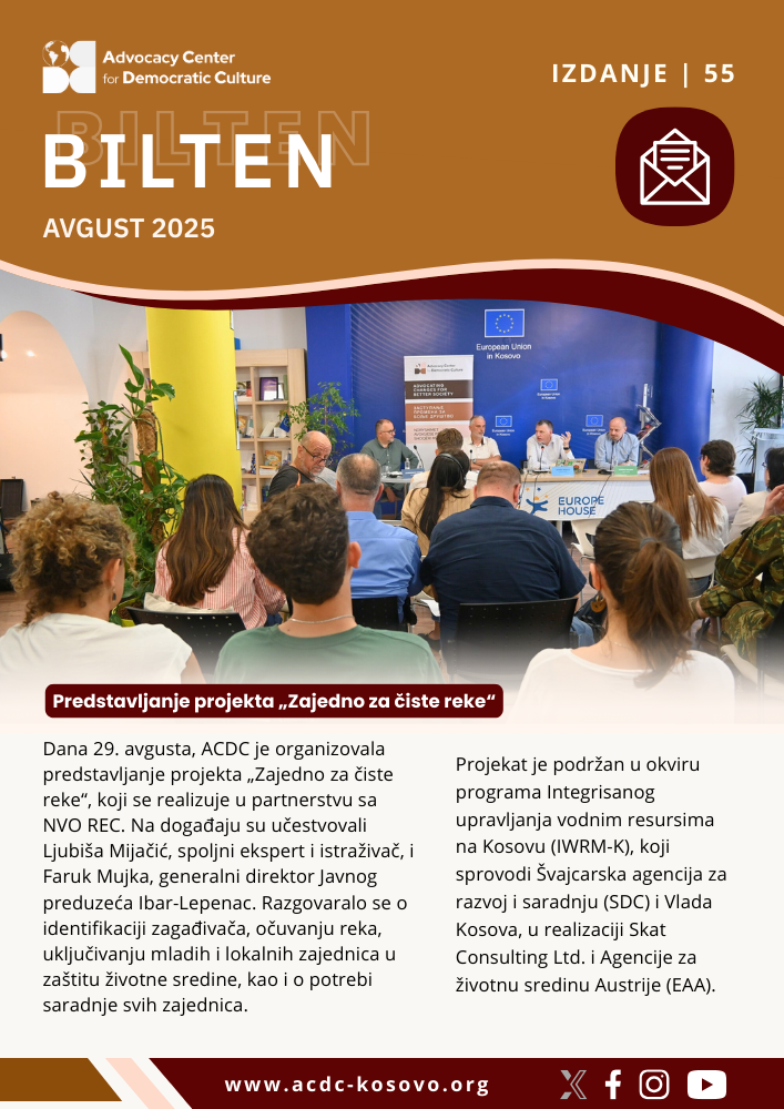 Bilten #55/25 avgust